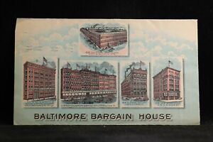 Maryland: Baltimore 1909 Multicolored Allover Bargain House Advertising Cover