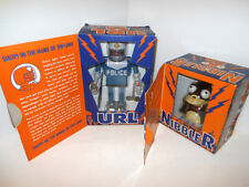 2000 Vintage Futurama Nibbler and 2001 URL Wind-up Robots Pre Owned VGC