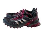 Adidas Kanadia Running Shoes Women's Size 8 Trail Sneakers Black Purple G24817