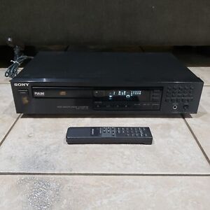 New ListingSony Compact Disc Player CDP-491  High Density Linear Converter W/Remote