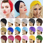 Ladies Cancer Hat Chemo Cap Muslim Hair Loss Head Scarf Turban Head Wrap Cover-