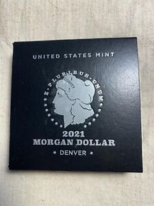 2021 D Denver Morgan Dollar Silver 100 Year Anniversary Coin OGP Box W/COA