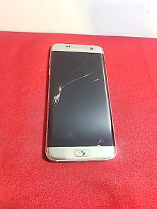 Cracked Samsung Galaxy S7 Edge G935P 32GB  For parts or not working