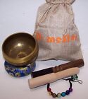 DomeStar Tibetan Singing Bowl Set Sound Bowl Meditation Bowl + Bracelet