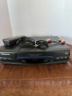 PANASONIC 4 Head Blue Line VCR Player Recorder PV-V4520 Remote & AV Cable TESTED