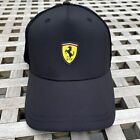 Ferrari Scuderia F1 Formula One Racing Puma Black Trucker Snapback Cap Hat