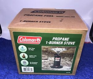 Coleman One Burner Propane Stove 5431-700 In Box & Instructions New Never Used