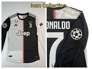 Cristiano Ronaldo #7 Juventus Home Jersey 19/20 Long Sleeve