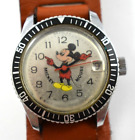 Vintage Bradley Mickey Mouse Character Dial Diver Rotating Bezel Watch lot.20