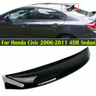 Fit 06-11 Honda Civic 4DR Sedan ABS Rear Window Roof Vent Visor Spoiler Wing (For: 2006 Honda Civic)