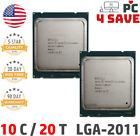 Matching Pair / Lot 2 - Intel Xeon E5-2690 V2 SR1A5 10-Core LGA 2011 Server CPU