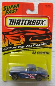 Matchbox Super Fast 1962 Corvette #32 1:64 Scale Diecast 1996