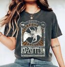 Led Zeppelin Shirt, Vintage Rock Band Led Zeppelin Tour Tee, 70S Music Concert