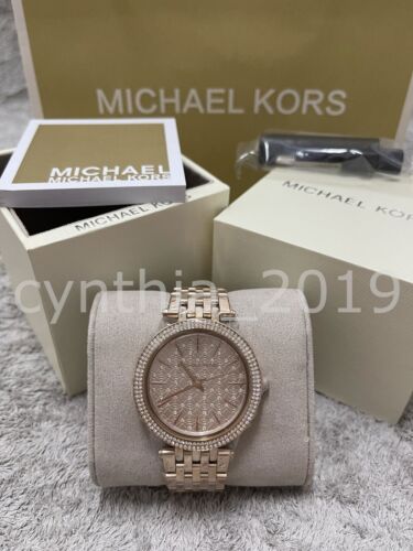 New Michael Kors MK3399 Darci Rose Gold Bracelet Fashion Quartz Women's Watch
