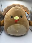 Squishmallow Terry the Turkey 12” Thanksgiving Brown Learning Express Exclusive
