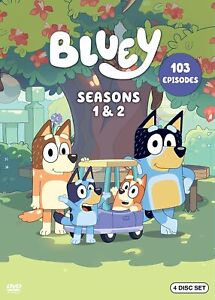Bluey Complete Seasons One and Two DVD  NEW