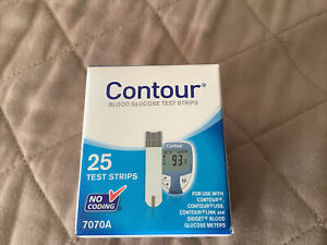 Contour  Glucose Blood Test Strips - 25 Count