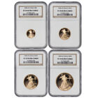 Set of 4 2004-W Gold Eagle NGC PF70UCAM Ultra Cameo Proof Eagles coins