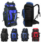 70L Outdoor Hiking Backpack Camping Rucksack Waterproof Shoulder Travel Bag
