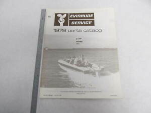 281206 Evinrude 1978 Outboard 2 HP Parts Catalog Final Edition
