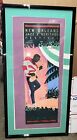 Vintage 1985 New Orleans Jazz Festival Framed Poster Numbered