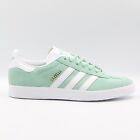 Adidas Gazelle Womens Sneakers Suede Casual Shoes Mint Green White HQ4410