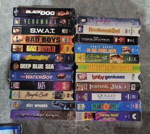VHS Action Movie Lot (VHS Tapes)