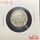 1918-D 5C Buffalo Nickel (WLS)