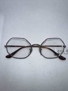 Ray Ban RB1972 Octagon 51/19 140 Copper Women Eyeglass Frames X7