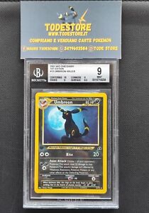 2001 Pokemon Umbreon Holo Neo Discovery Eng 1st Edition 13/75 BGS9 MINT
