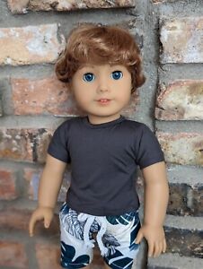 Orson Custom American Girl Boy Doll OOAK Light Red Hair Blue Eyes