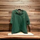Masters Collection Green Short Sleeve Windbreaker Qtr Zip Pullover Mens Large