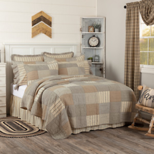 SAWYER MILL CHARCOAL QUILT SET/ACCESSORIES. CHOOSE SIZE/ACCESSORIES. VHC BRANDS
