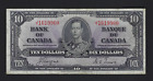 1937 Bank of Canada $10 - King George VI - #61c Extra Fine