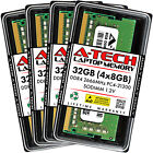 A-Tech 32GB Kit 4x 8GB PC4-21300 Laptop SODIMM DDR4 2666 MHz Non-ECC Memory RAM