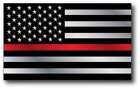 Red Lives Matter Firefighter American Thin Red Line USA Flag Decal Sticker