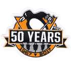 2017 NHL Pittsburgh Penguins 50th Anniversary Official Hockey Game Jersey Patch