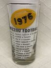 University of Missouri Football RARE 1976 Glass Tumbler Mizzou Tigers MFA Oil
