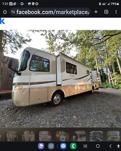 rv motorhome class A diesel motor PLUS CAR AND CYCLE