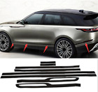 Door Body Side Molding Trim For Land Rover Range Rover Velar 2017-19 Gloss Black