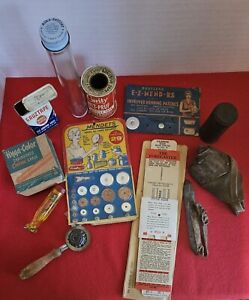 LOT OF 12 VINTAGE HOUSEHOLD ITEMS