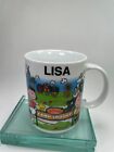 Knotts Peanuts Camp Snoopy Mug LISA Personalized 10 oz By FSD Souvenir Cup C64