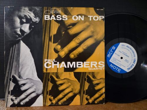 Paul Chambers Quartet ‎– Bass On Top 1968 Mono RVG Blue Note Kenny Burrell VG+!