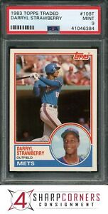 1983 TOPPS TRADED #108T DARRYL STRAWBERRY RC METS PSA 9