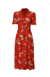 Cabi New NWT Afternoon Dress #6218 Red floral Pattern XS - XL Was $158