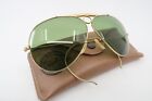 Vintage B&L Ray Ban gold filled Shooter sunglasses USA coil sided 62mm men's M