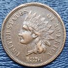 1876 Indian Head Cent 1c Better Grade XF + #70859
