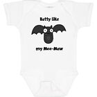 Inktastic Batty Like My Mee-Maw Baby Bodysuit Bat Crazy Cute Kids Flossyandjim