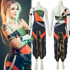 LOL League of Legends True Damage Akali Cosplay Costume Suit Outfit Dungarees #