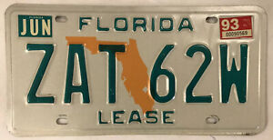 1993 RENTAL CAR license plate Rent Hire Lease ZAT Avis Alamo Hertz Sixt Budget